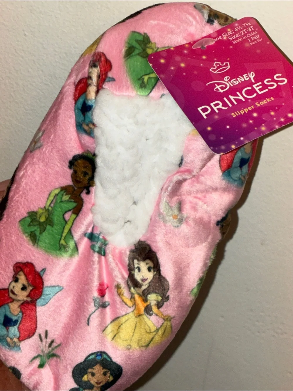 Disney Princess Plush slipper socks